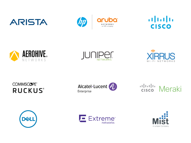 Supported Vendors Grid