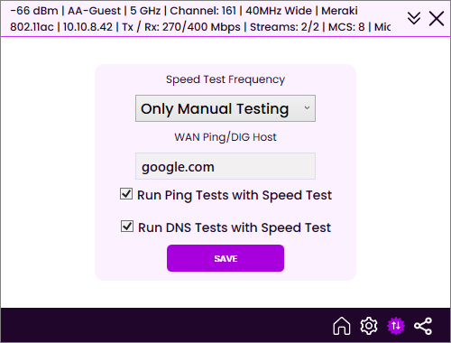 optifi-agent-speed-test